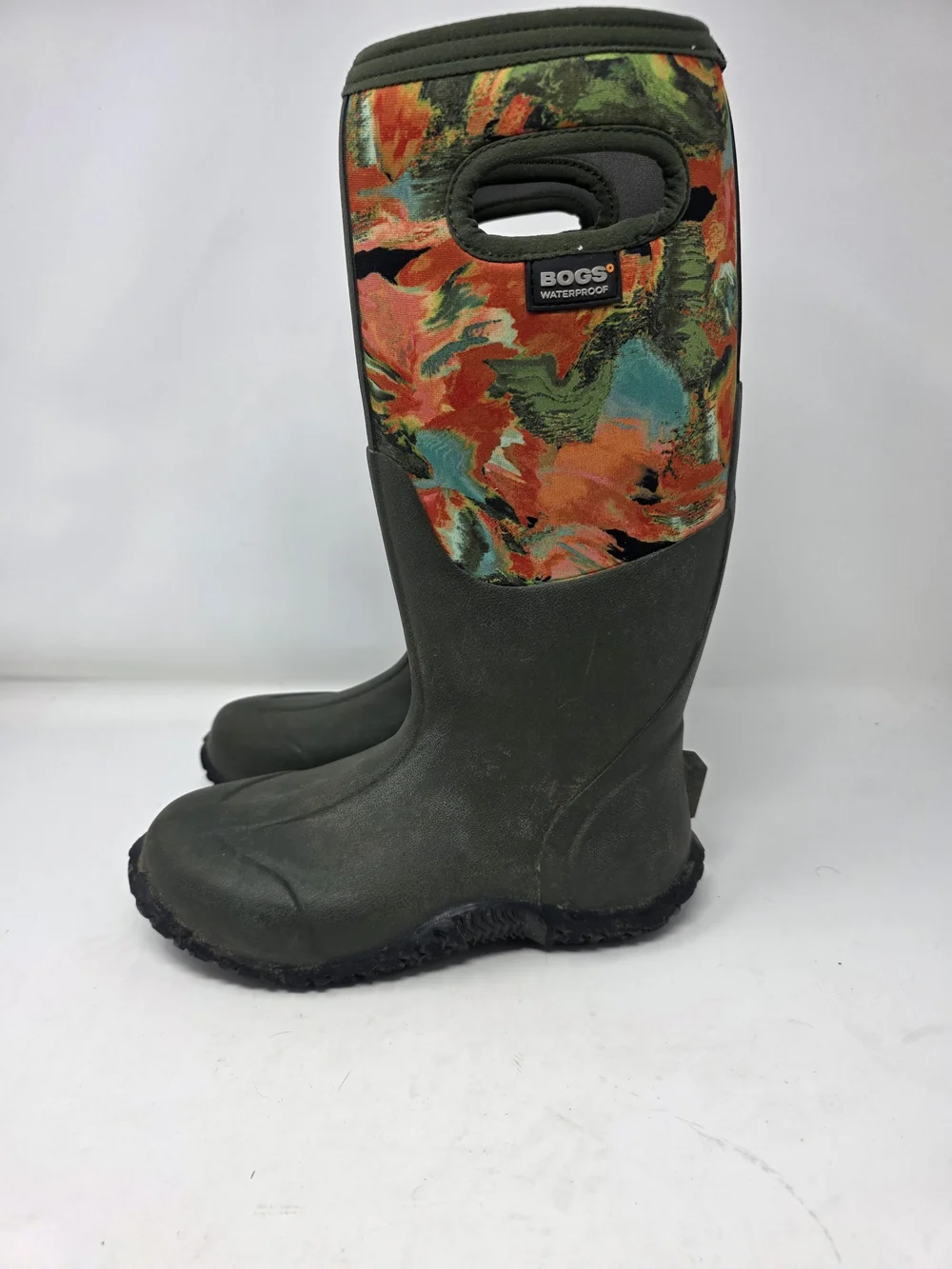 Bogs Mesa Wildbrush Waterproof Winter Rain Boots Womens Size 6 Insulated 5F